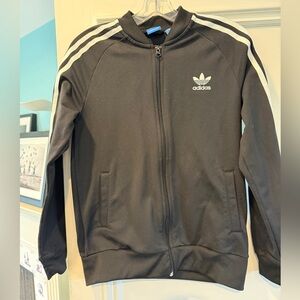 Adidas Black Zip-Up Jacket